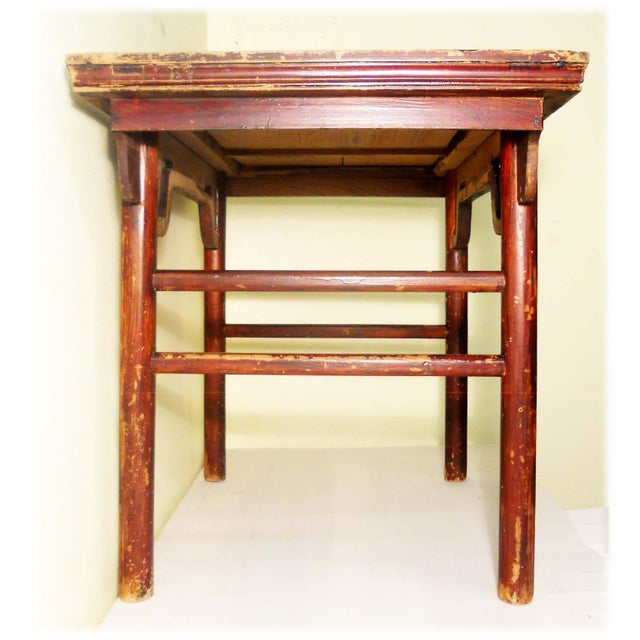 Wood Antique Chinese Ming Painting Table (2915), Circa 1800-1849 For Sale - Image 7 of 11