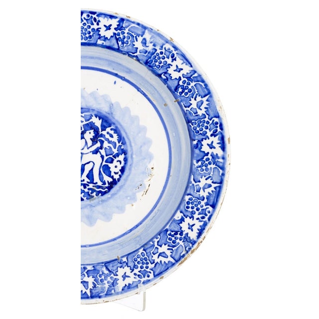 Antique Earthenware Plate, 1800s For Sale - Image 4 of 8