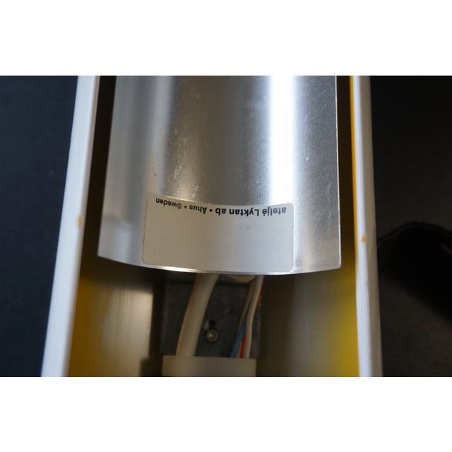 Metal White Supertube Lamp by Anders Pehrson for Atelje Lyktan, 1970s For Sale - Image 7 of 14