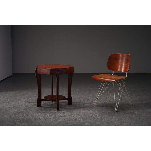 Amsterdamse School Side Table, 1930s For Sale - Image 9 of 14