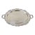 Vintage Poole Silver Co. Lancaster Rose Victorian Style Serving Platter Tray For Sale
