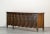 Brown Mid Century Walnut Dresser of Nine Drawers For Sale - Image 8 of 9
