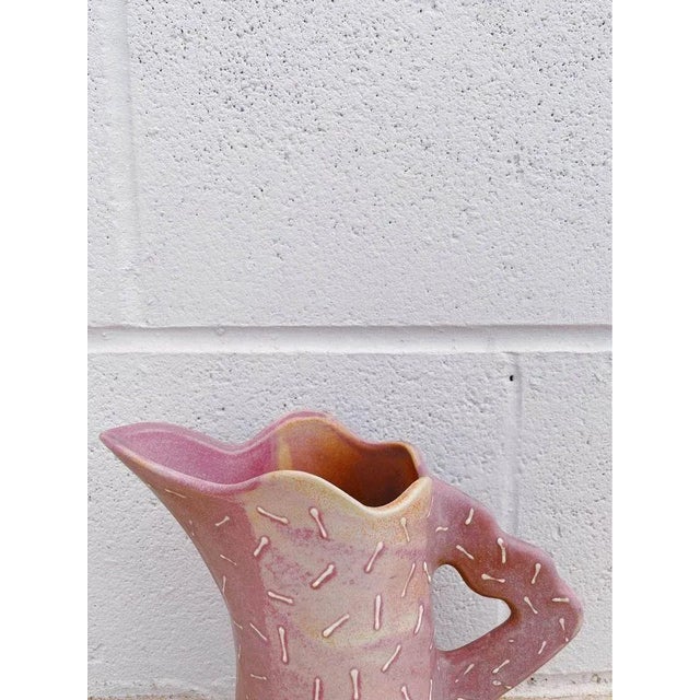 Contemporary Vintage Ingrid Ceramic Sculptural Vase, Signed For Sale - Image 3 of 3