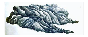 Blue Cloud - Original Etching by Giacomo Porzano - 1972 1972