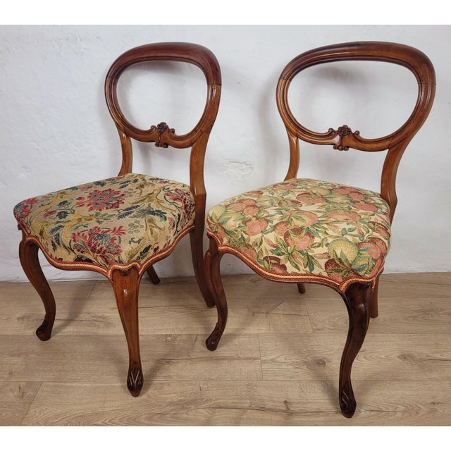 Victorian Balloon Back Chairs, 1890, Set of 2 For Sale - Image 4 of 18