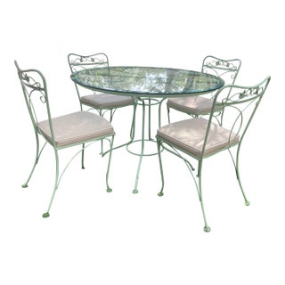 1960s Russell Woodard Vintage 5 Piece Patio Set, Attributed For Sale