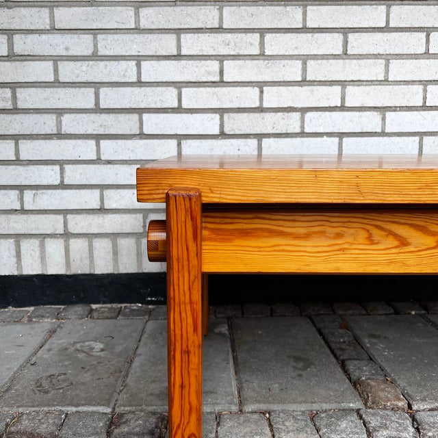 Scandinavian Modern Coffee Table in Pine by Yngve Ekström for Swedese, 1970s, in Good conditions. Designed 1970 to 1979...