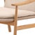 Marcella Teak Frame Outdoor Accent Chair For Sale In Los Angeles - Image 6 of 7