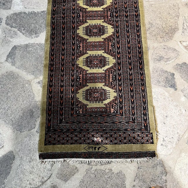 Middle Eastern Wall Art Tapestry Traditional Large Signed For Sale - Image 10 of 13