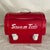 Red and White Snap-on Tools Ceramic Cookie Jar For Sale - Image 9 of 10