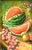 Harvest Fruit Tablespace Oil Painting, Artist Signed Including the Antiqued Gold Wood Frame For Sale - Image 4 of 7