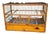 Large Antique Wooden Birdcage with Porcelain Feeders, 1920s-1950s For Sale