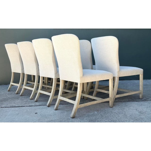 White Vintage Rose Tarlow Chippendale Dining Chairs - Set of 8 For Sale - Image 8 of 12