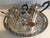 Elegant Vintage 1970s silver-plated coffee and tea service with tray. The set was bought new at Neimans in Houston. One...