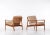 Wood Set of Usa-75 Armchairs attributed to Folke Olsson for Dux, Sweden, 1960s For Sale - Image 7 of 12