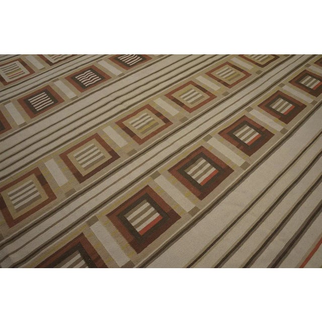 Antique Indian Dhurrie Rug For Sale - Image 4 of 9