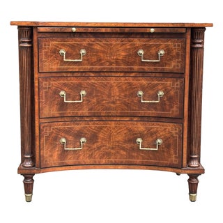 Walnut Inlaid Commode from Brights of Nettlebed, 1980s For Sale
