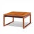 Mid-Century Modern Jens Risom Mid Century Walnut Sled Leg Coffee Table For Sale - Image 3 of 9