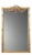 Freestanding Mirror in Gold-Plated Wood For Sale