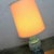 Turquoise Mid 20th Century Mid Century Modern Table Lamp Large Turquoise Lava Glaze Ceramic After Fantoni For Sale - Image 8 of 13