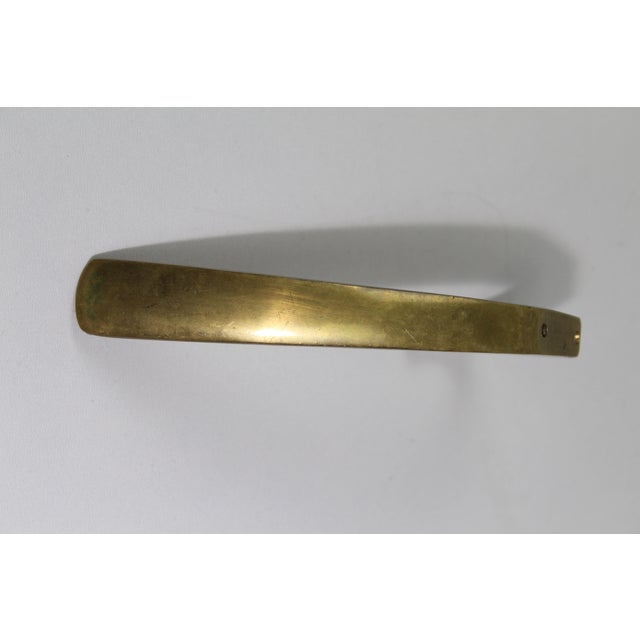 Metal Austrian Brass Coat Hooks, 1950s, Set of 6 For Sale - Image 7 of 12