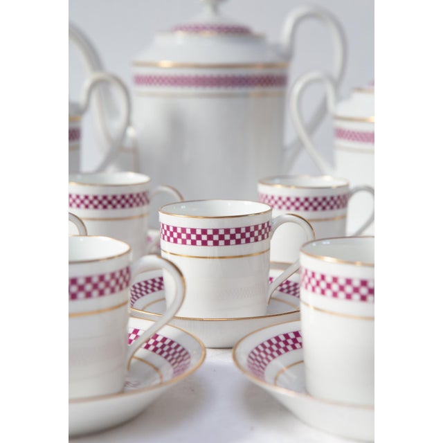 Antique Coffee Set from Limoges, 1890s, Set of 27 For Sale - Image 6 of 12