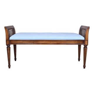 Baker Furniture Louis XVI Style Window Bench For Sale