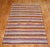 Vintage Zabihi Collection Striped Turkish Kilim - 5'6" x 8'2" For Sale - Image 4 of 8