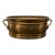 Mid 20th Century Vintage Oval Brass Planter For Sale