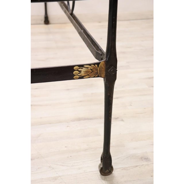 19th Century Iron Double Bed For Sale - Image 13 of 18