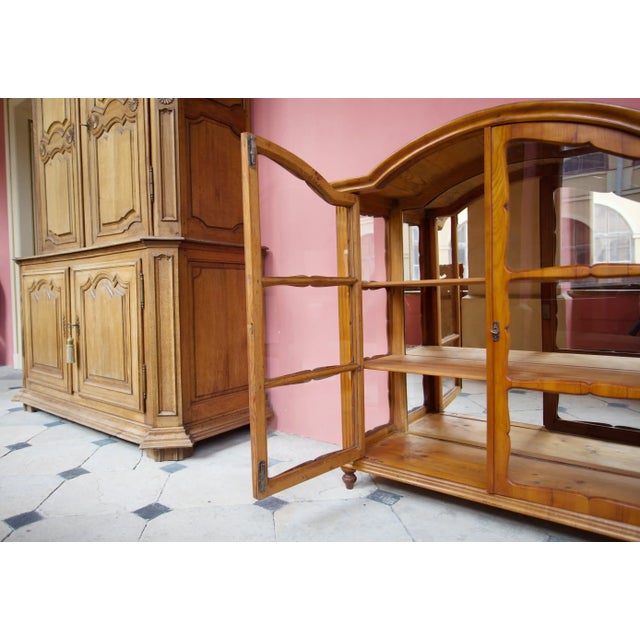 Biedermeier Display Cabinet with Mirror For Sale - Image 6 of 8
