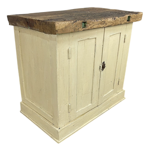 Small Antique Workbench in Oak and Fir, 1890s