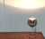 Rare Space Age table lamp with glass ball reflector. The most striking thing about this lamp is the movable reflector made...