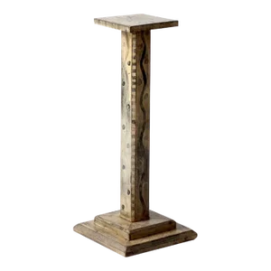 Antique Hand Painted Pedastal Stand