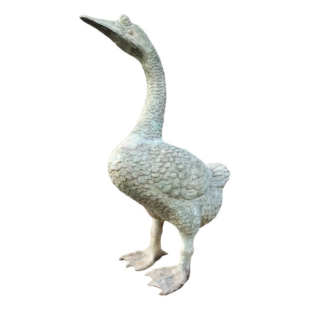 Bronze Statue of a Swan For Sale