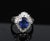 Late 20th Century Rare 2.39ct Gia Burma No Heat Sapphire & 0.55ct Platinum Ring, Size 6 For Sale - Image 12 of 16