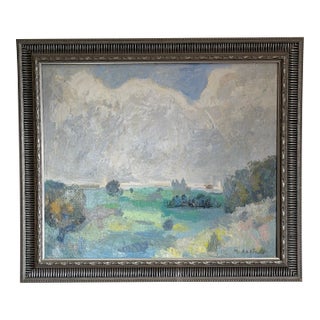 Original Framed Countryside Landscape Painting by Michael Baxte (1890-1972) For Sale
