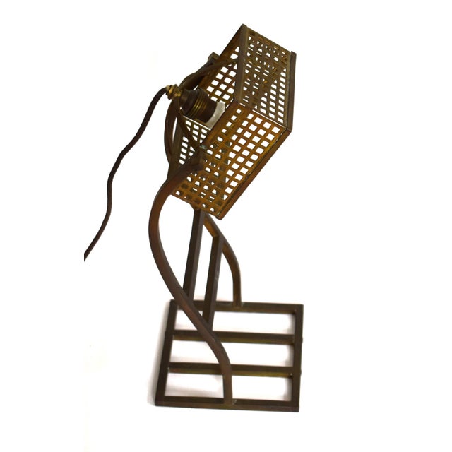 Viennese Art Nouveau Table Lamp, 1920s For Sale - Image 6 of 9