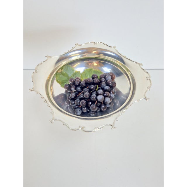 Vintage Silver-Plated Centerpiece Bowl by John Round & Son, Sheffield, 1950s For Sale - Image 13 of 15