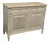 Swedish Gray Gustavian Inspired Sideboard For Sale