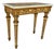 Gold Italian Neoclassical Gilt Console Table With Marble Top, 18th Century For Sale - Image 8 of 12