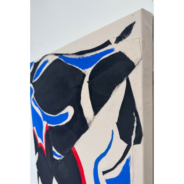 Airstream, Contemporary Abstract Fabric Collage Painting by Matt Higgins For Sale In Philadelphia - Image 6 of 8