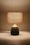 Handmade Ceramic Table Lamp with Jute Lampshade from Søholm, 1960s For Sale - Image 12 of 15