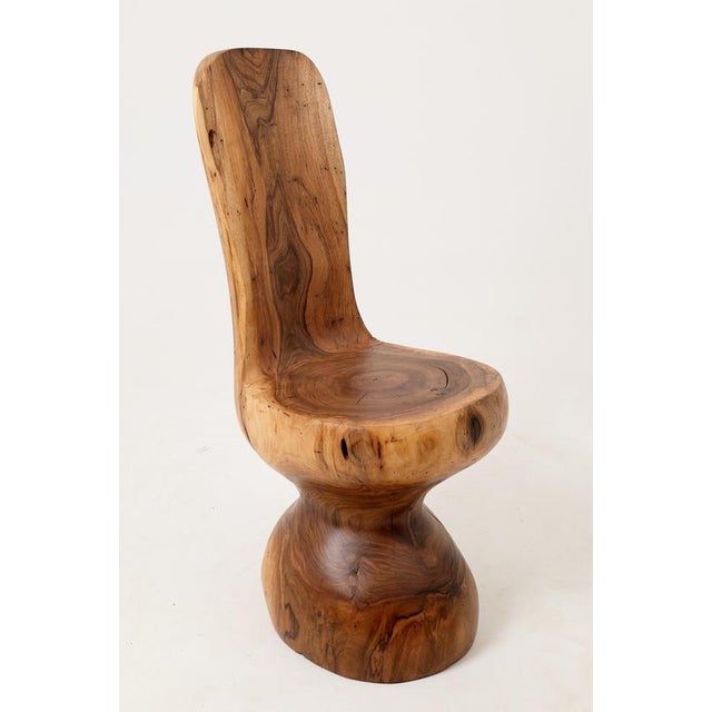 Chair in Walnut Wood by Logniture For Sale - Image 15 of 18