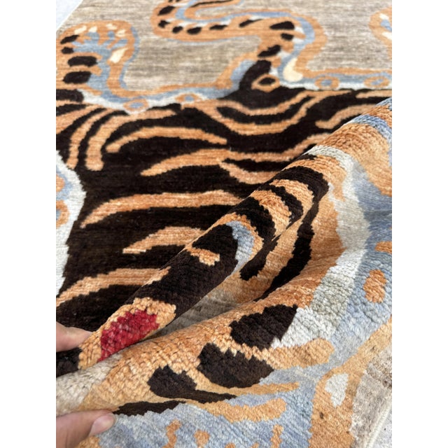 Tibetan Tiger Design Area Rug, 02'11 X 04'11 For Sale - Image 12 of 12