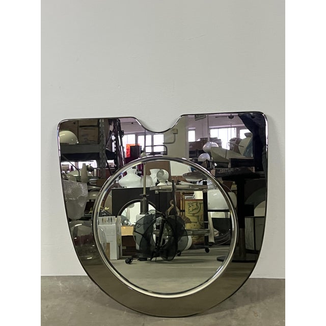Vintage Glass Wall Mirror from Murano, 1965 For Sale - Image 3 of 7