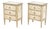 Venetian Style Painted Bedside Tables, Pair For Sale