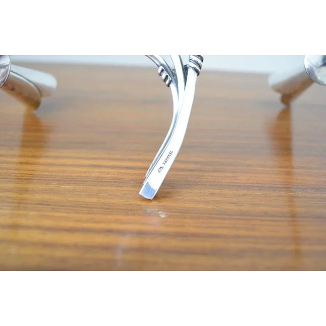 Scandinavian Calla Lily Candleholder by Hans Jensen, 1960s For Sale - Image 6 of 7