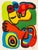 Karel Appel (Dutch, 1921-2006), "Seeing Eyes", Lithograph in Colors on Japon Paper, 1975, from "An American Portrait...
