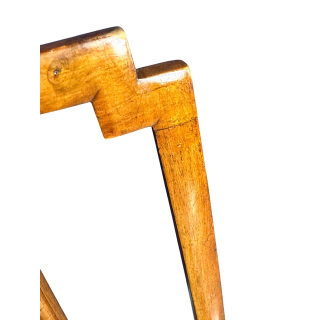 Vintage Art Deco Dining Chairs in Maple Wood, 1930, Set of 4 For Sale - Image 11 of 14